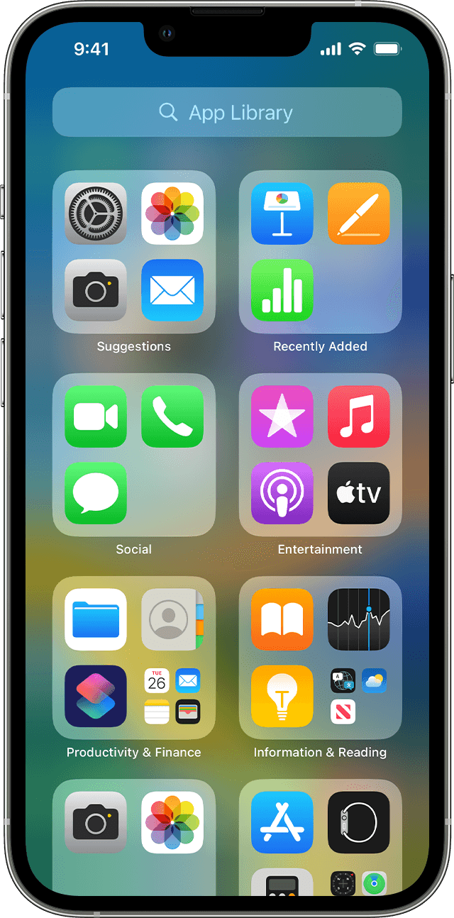 Current App-Library UI